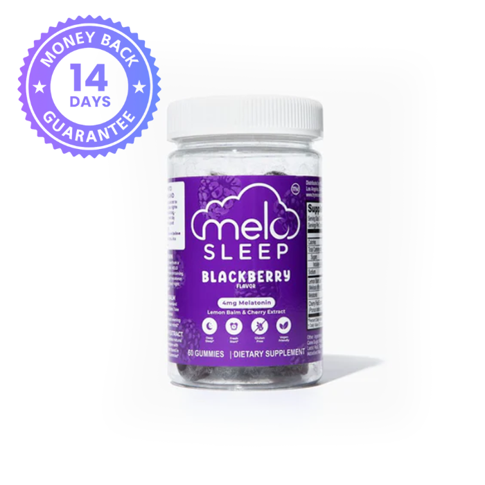 MELO Sleep Gummies - Blackberry (60CT Bottle)