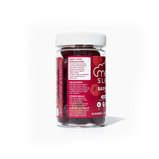 MELO Sleep Gummies - Raspberry (60CT Bottle)