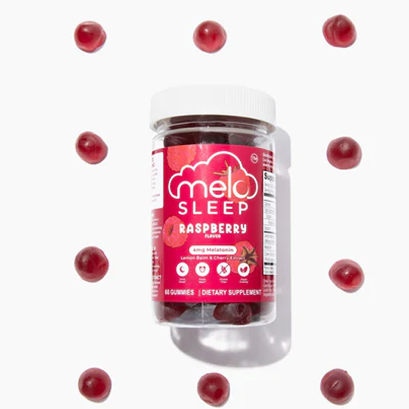 MELO Sleep Gummies - Raspberry (60CT Bottle)